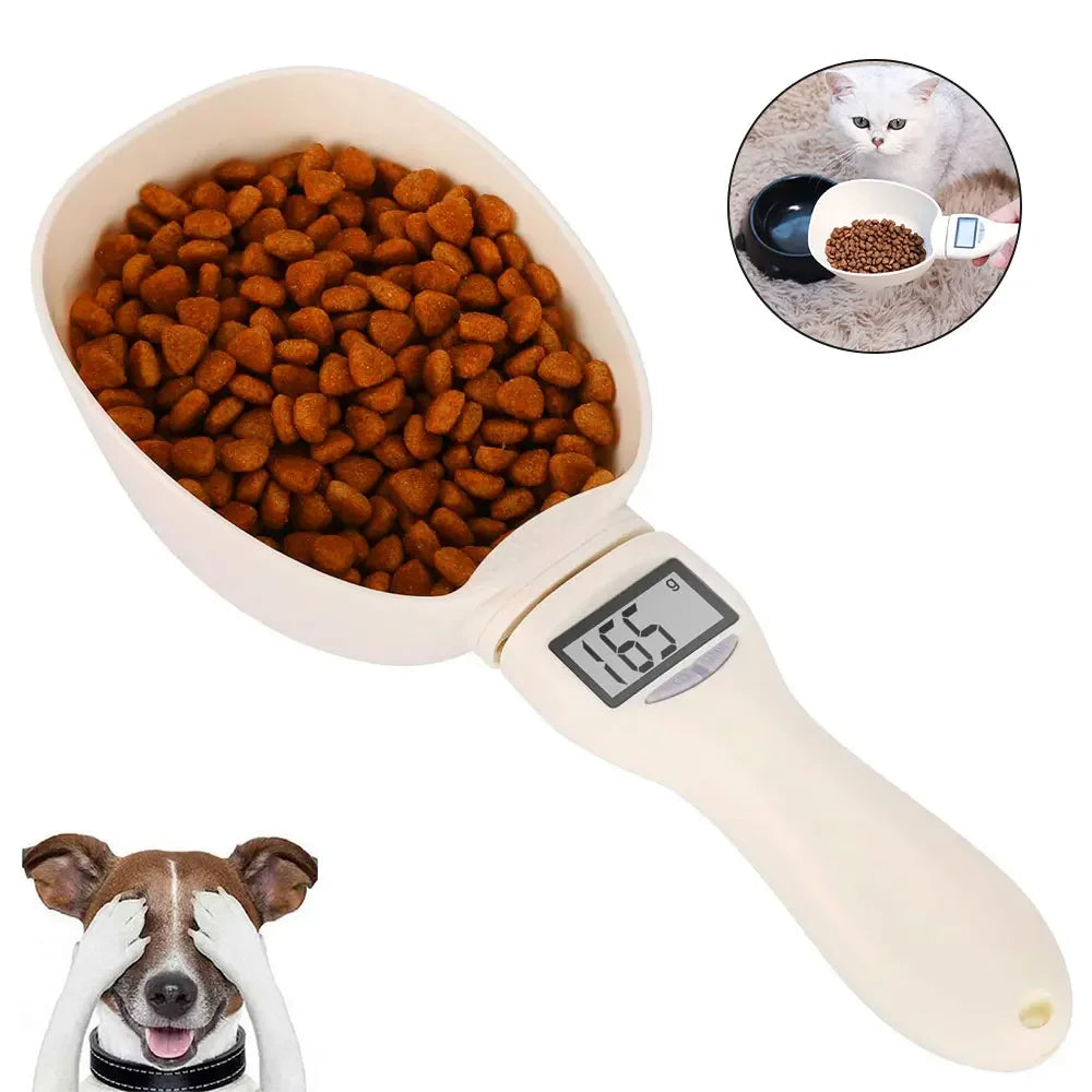Cuillère doseuse électronique 800 g pour ration de chien ou chat