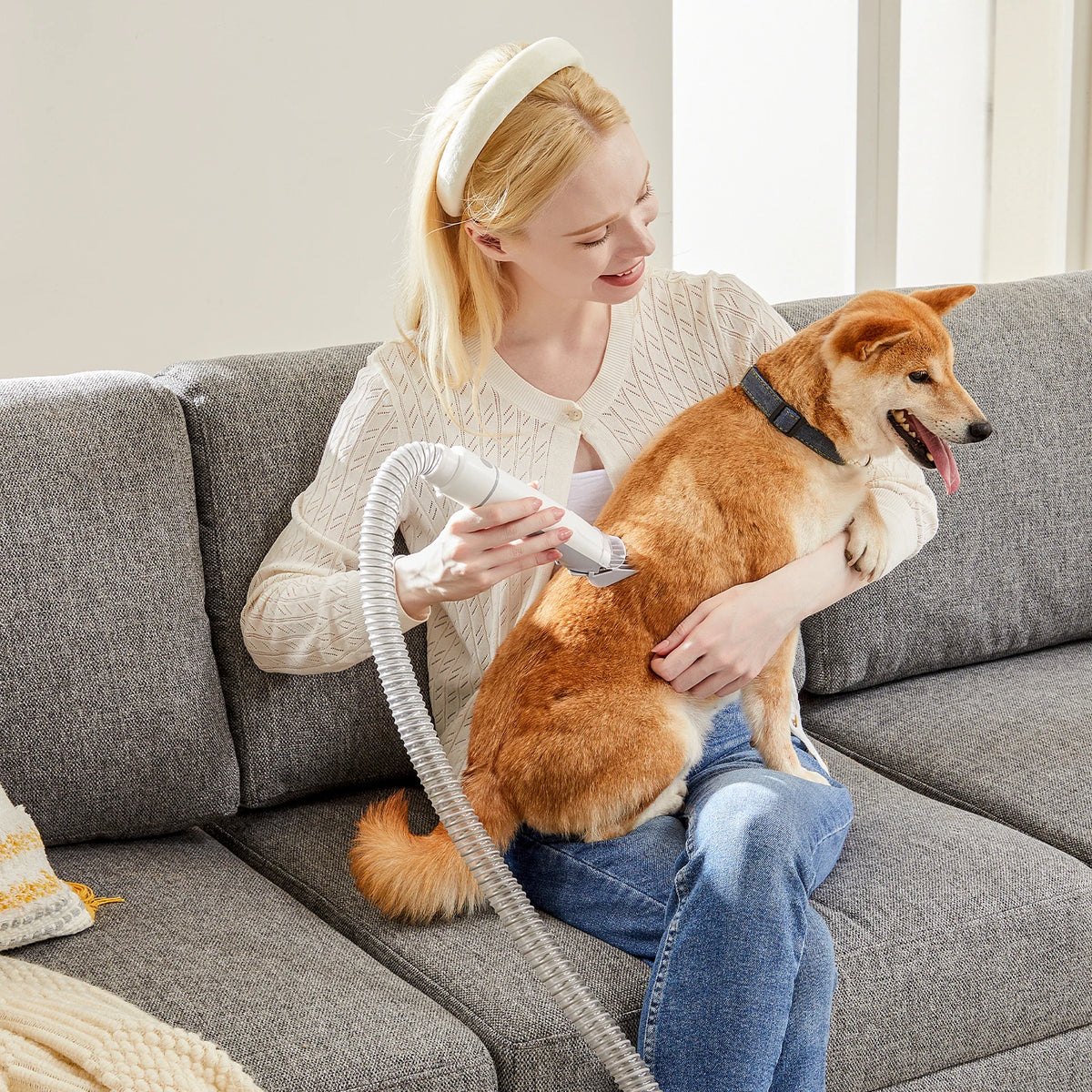 5-in-1 Pet Grooming Vacuum Kit for Dogs & Cats