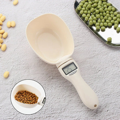 Cuillère balance pour peser les croquettes de chien et chat